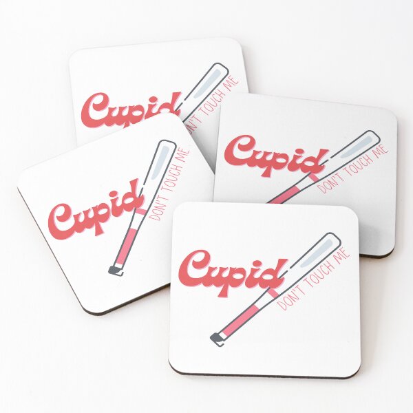 Item preview, Cupid don't touch me, baseball bat  designed and sold by EtherealDesires.
