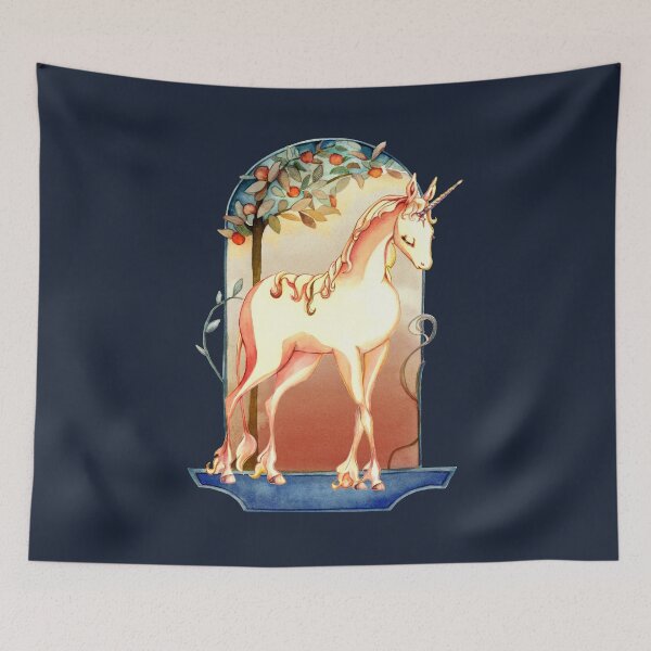 Item preview, The Last Unicorn Under A Sunlit Tree designed and sold by Miriam Steinau.