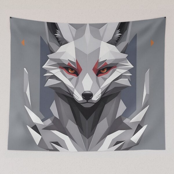 Item preview, Stoic Wolf Portrait  designed and sold by PolygonPinnacle.
