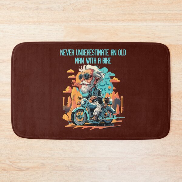 Item preview,   Never Underestimate An Old Man With A Bike designed and sold by box-artshop.