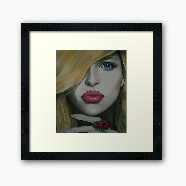 SCARLET Framed Art Print