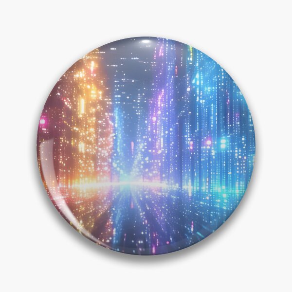 Item preview, Metropolitan Dreams: Holographic Cityscape Illusion designed and sold by AI-Only Creations.