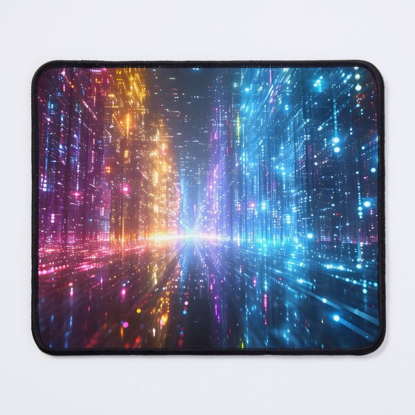 Item preview, Metropolitan Dreams: Holographic Cityscape Illusion designed and sold by AI-Only Creations.