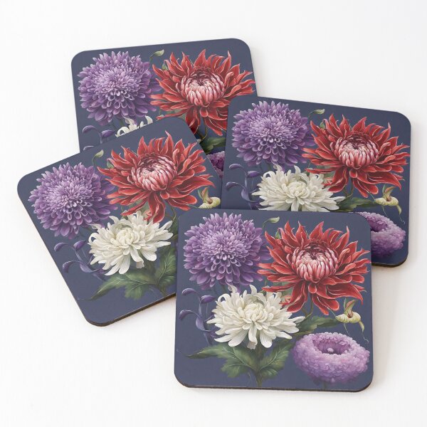 Item preview, Chrysanthemum - A Symbol of Happiness and Longevity designed and sold by LitzoyGlobeArt.