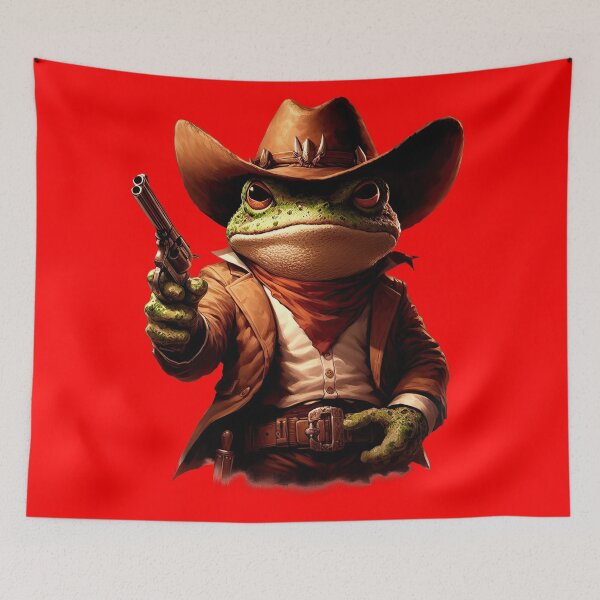 Item preview, Cowboy Funky Frogs designed and sold by joyfulcow.