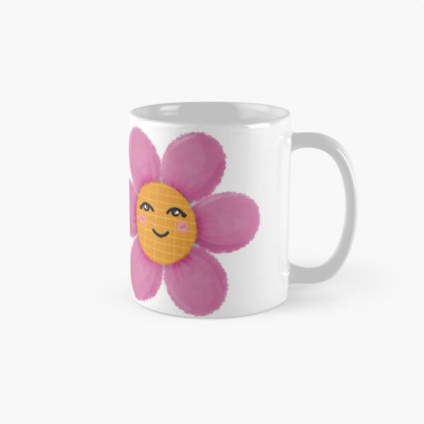 Item preview, Cute smiling pinky flower watercolor  designed and sold by LillyTy.