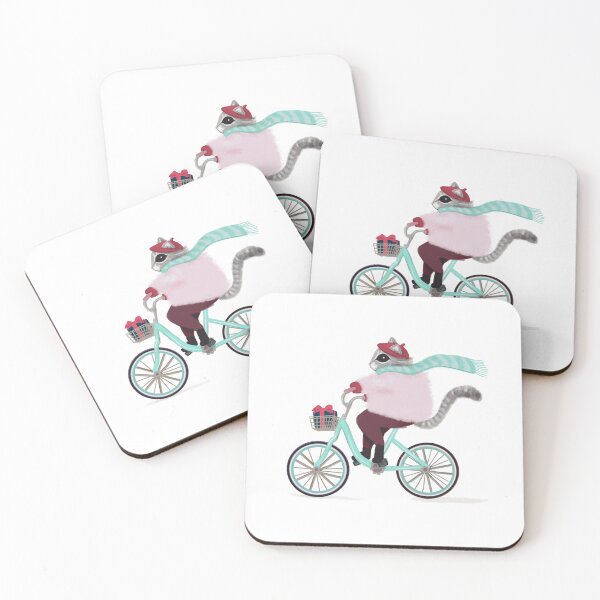 Item preview, kitten on bicycle designed and sold by BarbaraMT.