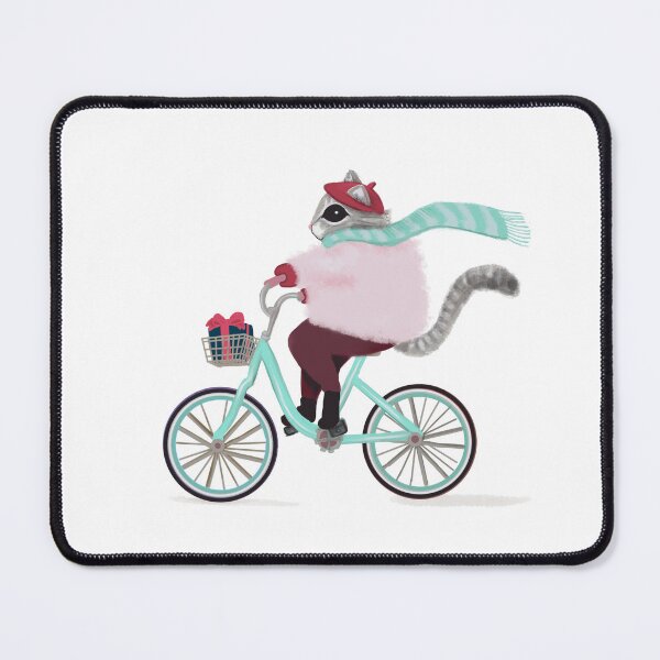 Item preview, kitten on bicycle designed and sold by BarbaraMT.