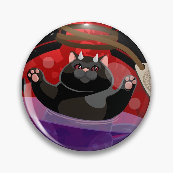 Item preview, Demon Cat of Solomon in a Potion Bottle designed and sold by Geobat.