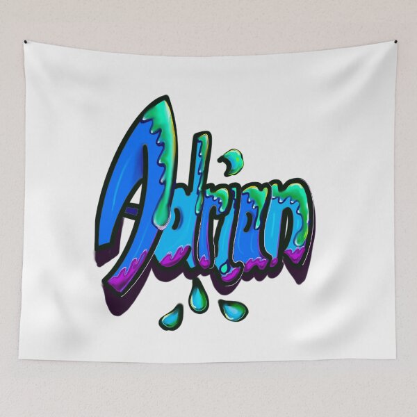 Item preview, Top 10 best personalised gifts Customised,personalized lettering name Adrian designed and sold by Artonmytee.
