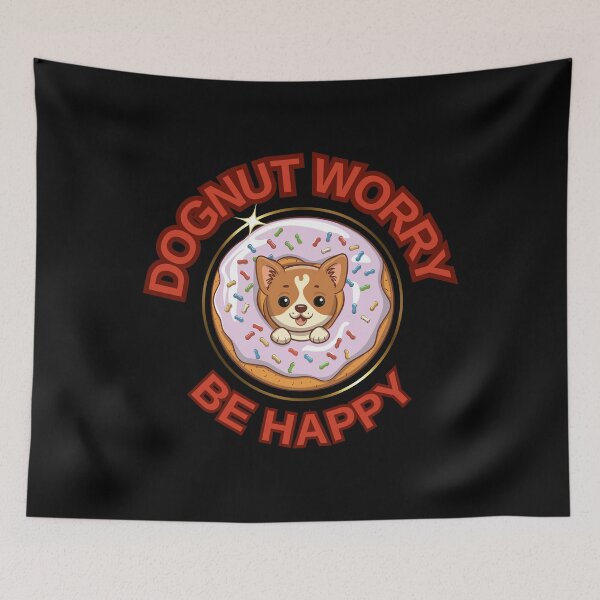 Item preview, DOGNUT Worry Be Happy / Do not Touch Series  designed and sold by Psycho-Crazy.