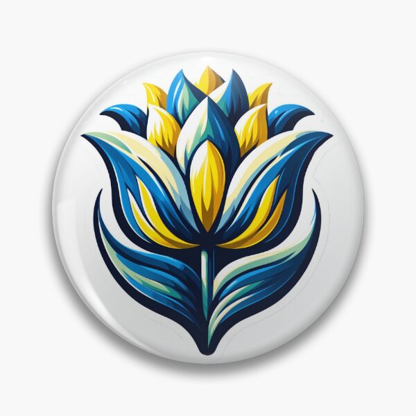 Item preview, Ethnic Flower Colorful Tulip - modern Kashubian Folklore Art - Travel Poland Europe  designed and sold by DesignPoland.