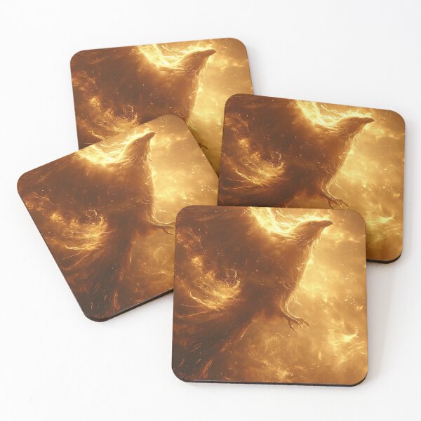 Item preview, Ethereal Phoenix: Majestic Bird Amidst Flames designed and sold by desiigned.