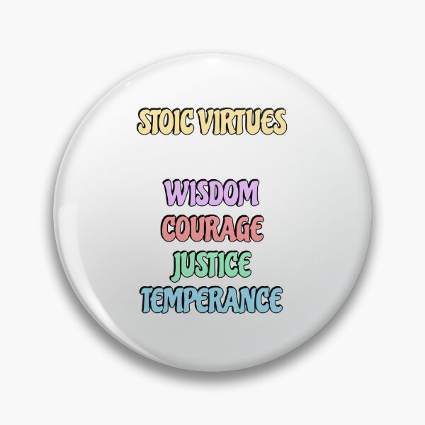 Item preview, Stoic Virtues designed and sold by Inspirationmotivation.
