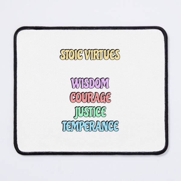 Item preview, Stoic Virtues designed and sold by Inspirationmotivation.