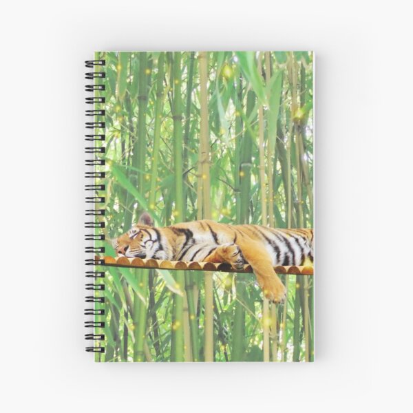 Sleeping Tiger Spiral Notebook