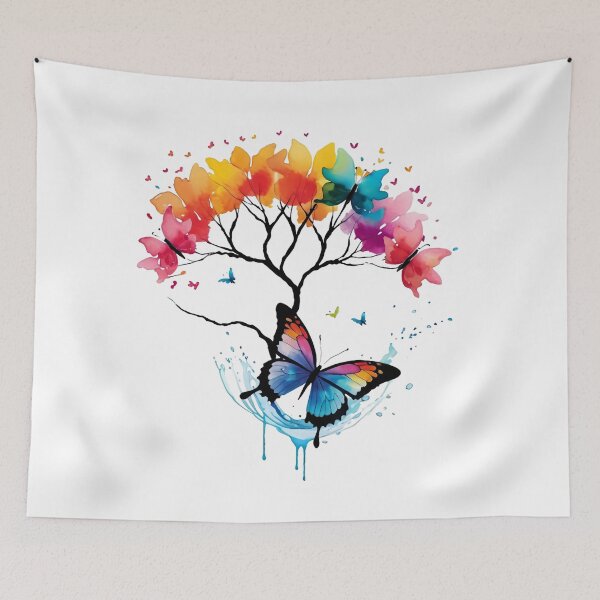 Item preview, Colorful Butterfly Saying designed and sold by MindFrank.