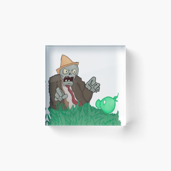 Item preview, Zombies vs plants illustration sticker  designed and sold by Nevas  Art.