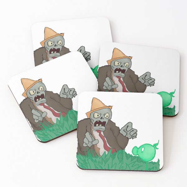 Item preview, Zombies vs plants illustration sticker  designed and sold by Nevas  Art.