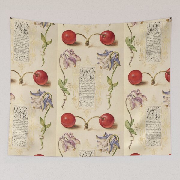 Item preview, Framed Old 1800s Book with Flowers and Fruits designed and sold by kylmllr101684.
