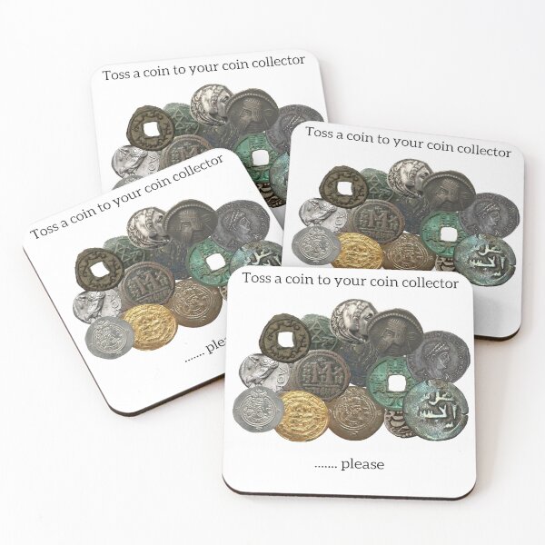 Item preview, Toss a Coin to your Coin Collector Dark Text designed and sold by Jonathan Ouellet.