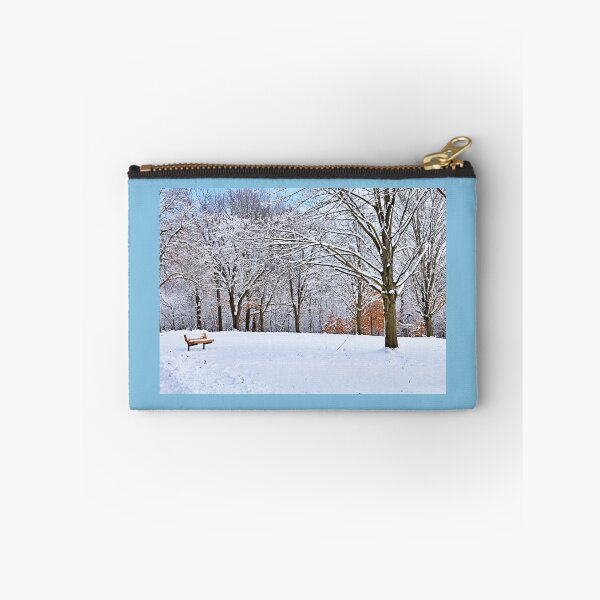 Item preview, Snowy Bench in the Park designed and sold by Martha Sherman.