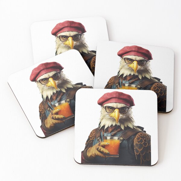 Item preview, Eagle drinking juice designed and sold by Art-Design-EM.