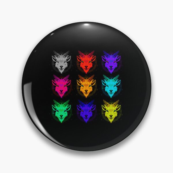 Item preview, Colourful Demon Goats designed and sold by Geobat.