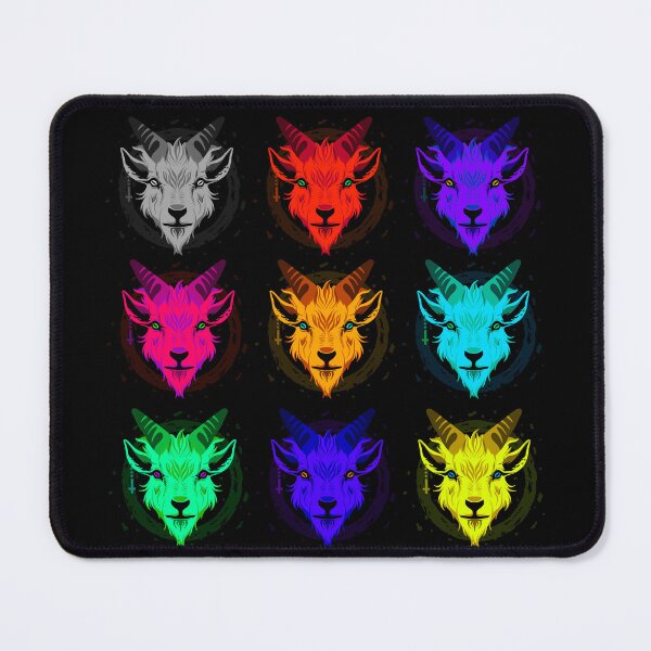 Item preview, Colourful Demon Goats designed and sold by Geobat.