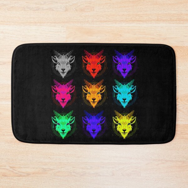 Item preview, Colourful Demon Goats designed and sold by Geobat.