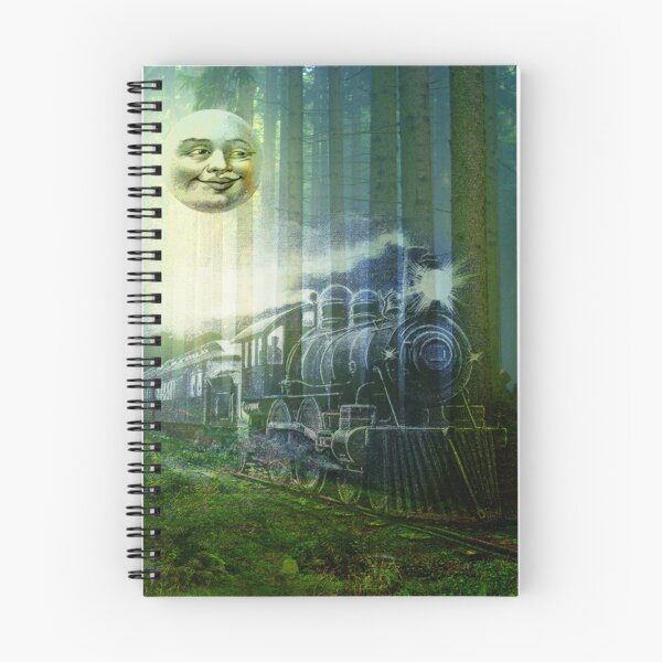 Item preview, MR MOON AND GHOST TRAIN designed and sold by Tammera.