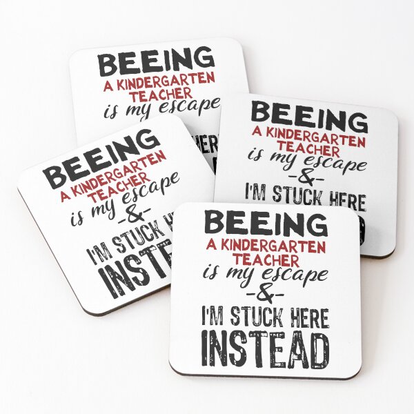Item preview, Beeing A Kindergarten Teacher is my escape designed and sold by BYNDART.