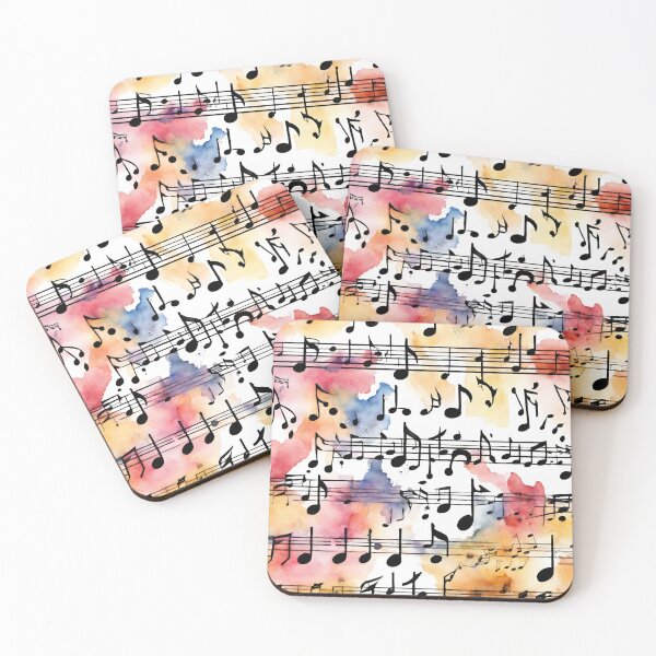 Item preview, Sheet music in watercolor. designed and sold by kreativeadern.