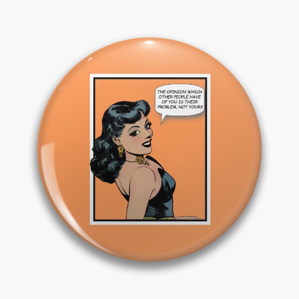 Item preview, The opinion which other people have of you is their problem, not yours - Vintage comics illustration designed and sold by Alex Starcatcher.
