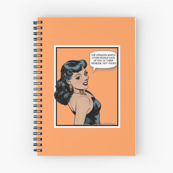 Item preview, The opinion which other people have of you is their problem, not yours - Vintage comics illustration designed and sold by Alex Starcatcher.