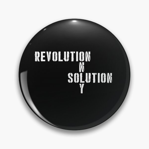 Item preview, REVOLUTION ONLY SOLUTION designed and sold by WordsMusic.