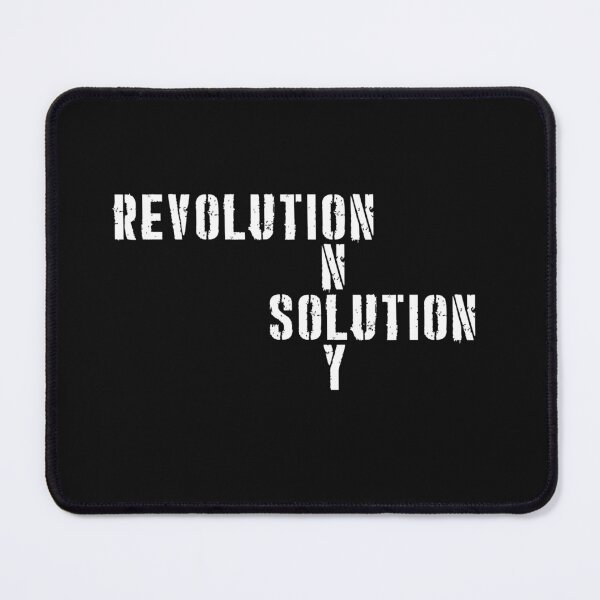 Item preview, REVOLUTION ONLY SOLUTION designed and sold by WordsMusic.