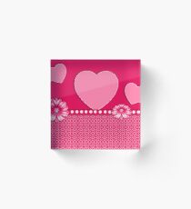 PRETTY PILLOWS Acrylic Block