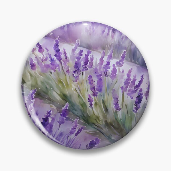 Item preview, Watercolor Lavender Lull - Serene Floral Art designed and sold by colorvisionart.