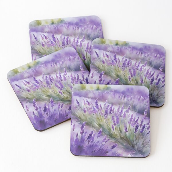 Item preview, Watercolor Lavender Lull - Serene Floral Art designed and sold by colorvisionart.