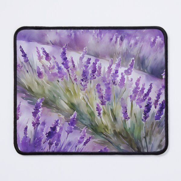 Item preview, Watercolor Lavender Lull - Serene Floral Art designed and sold by colorvisionart.