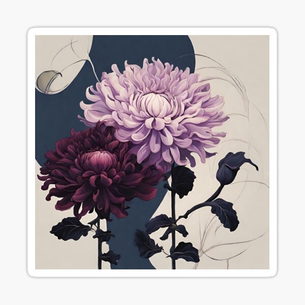 Item preview, Orchid Obsession: Chrysanthemum Flower Gift designed and sold by LitzoyGlobeArt.