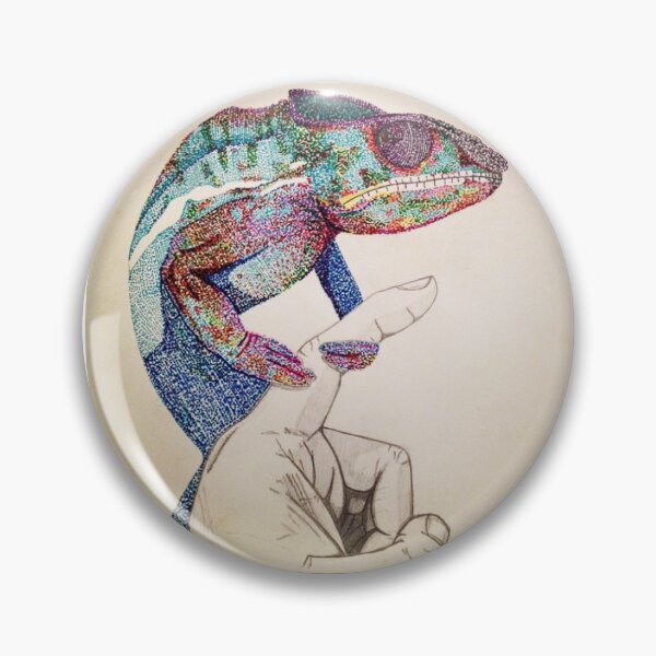 Item preview, Pointillism Chameleon designed and sold by AshLeeMarieDell.