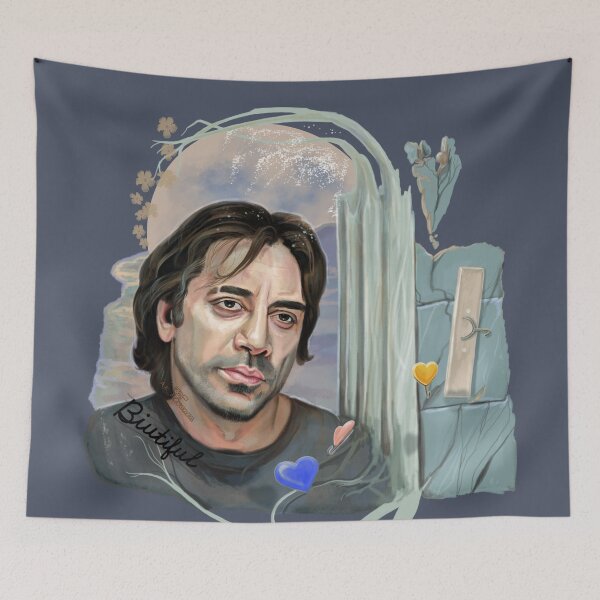 Item preview, Javier Bardem Painting designed and sold by AK-Hevonen.