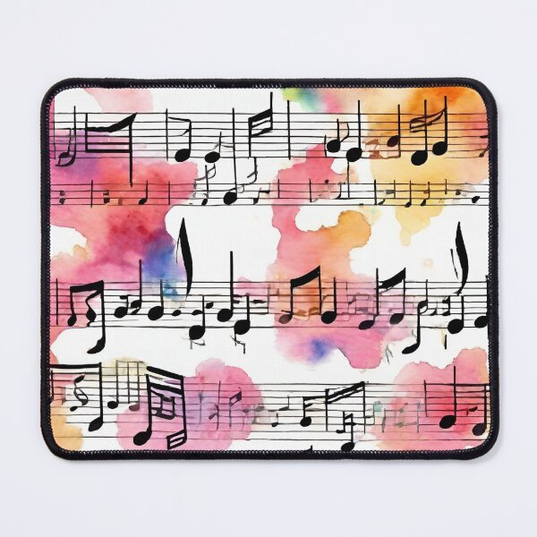 Item preview, Copy of musical notes, abstract and completely wild in watercolor. designed and sold by kreativeadern.
