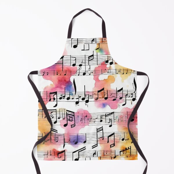 Item preview, Copy of musical notes, abstract and completely wild in watercolor. designed and sold by kreativeadern.