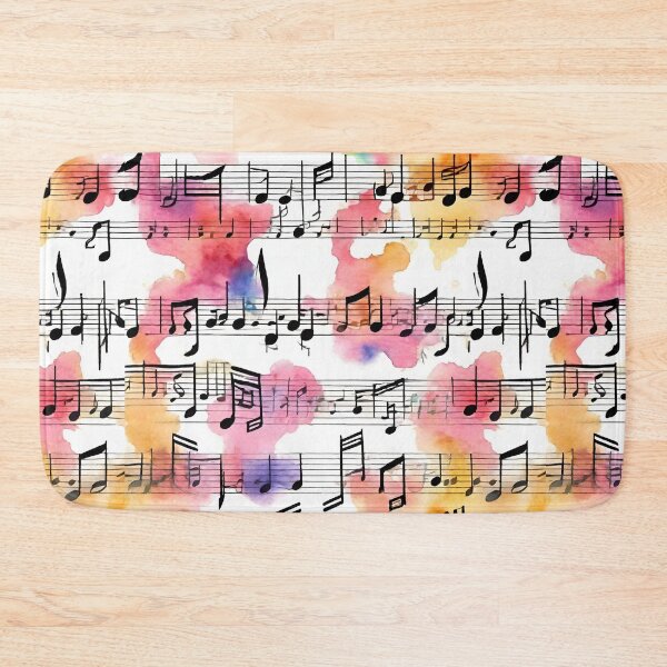 Item preview, Copy of musical notes, abstract and completely wild in watercolor. designed and sold by kreativeadern.