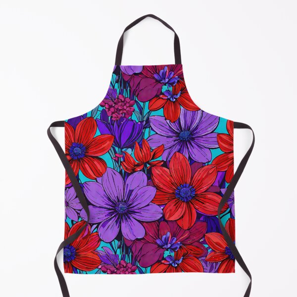Item preview, Red and Purple Flowers designed and sold by vcalemine.