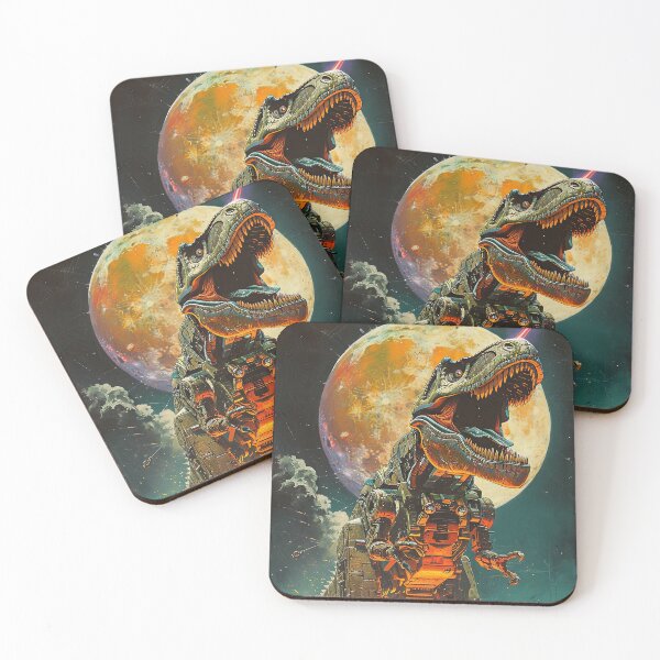 Item preview, Robotic space T-rex poster designed and sold by Elite's Workshop.