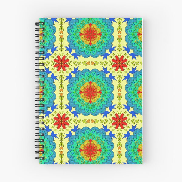 Item preview, Spanish tile motif with yellow background  designed and sold by MarySchwindt.